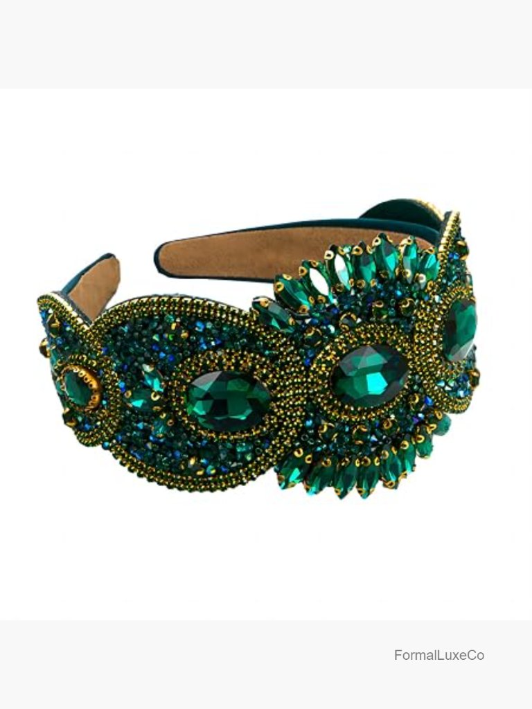 Wide Rhinestone Decorative Headband, Fashion Hair Accessory